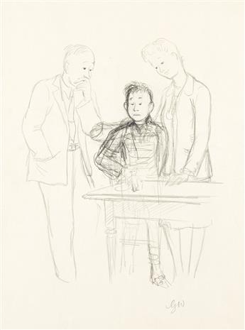GARTH WILLIAMS (1912-1996) Four preparatory sketches for Stuart Little.